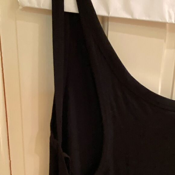 NINETY PERCENT ASTRID STRETCH TENCEL SJ ASYMETRIC STRAP DRESS - Picture 6 of 9